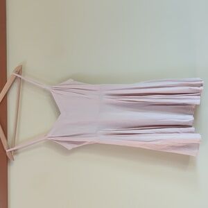 Aritzia Talula Light Pink Neutral Dress